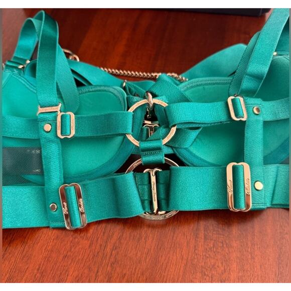 New Honey Birdette Kukuro Jade Blush Bra Size 36D NOWT - Picture 5 of 9